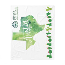 CISV Austin Environmental Green Large Blanked