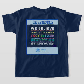 CISV Austin for Peace Boy's T-Shirt