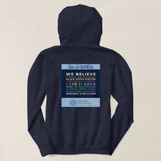 CISV Austin für den Frieden Hoodie