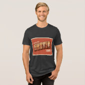 CISV Austin Grüße Herren Tri-Blend Shirt (Vorderseite voll)