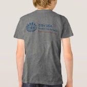 CISV Austin Howdy Cowboy Kid's Tri-Blend Shirt (Rückseite)