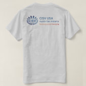 CISV Austin Howdy Cowboy Men T-Shirt (Design Rückseite)