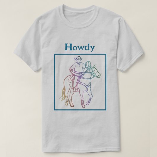 CISV Austin Howdy Cowboy Men T-Shirt (Design vorne)