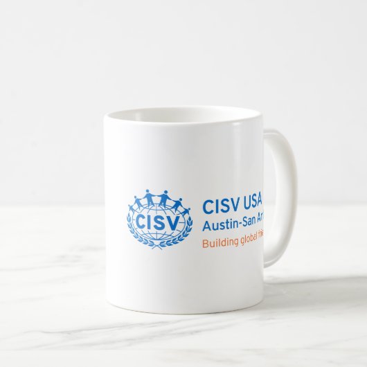 CISV Austin Howdy Y'all Kaffeetasse (VorderseiteRechts)