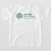 CISV Austin "Ich Liebe CISV so viel." Mädchen T-Shirt (AblageHinten)