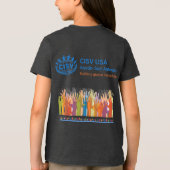 CISV Austin "Y'all Means All" Kind Tri-Blend Shirt (Rückseite)