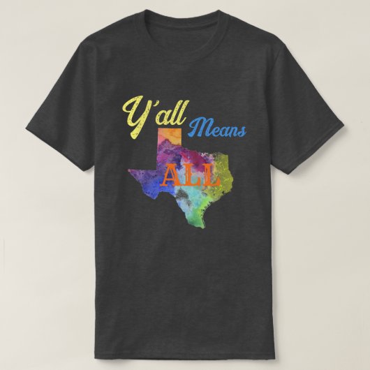 CISV Austin "Y'all Means All" Männer T-Shirt (Design vorne)