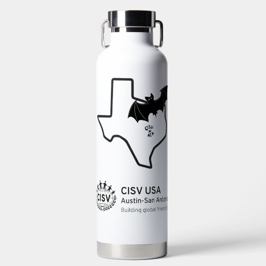 CISVATX Ihr Kupfer-Vakuum isoliert Trinkflasche (Vorderseite)