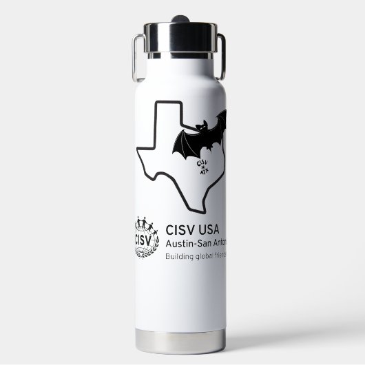 CISVATX Ihr Kupfervakuum isoliert (Med) Trinkflasche (Vorderseite)