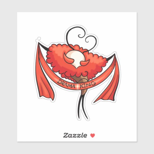 Citadel Drama King Aufkleber (Blatt)