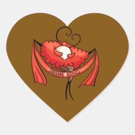 Citadel Drama King Herz-Aufkleber