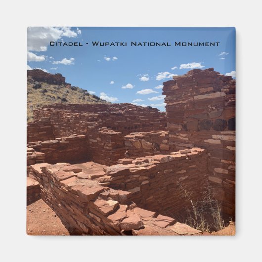 Citadel - Wupatki Nationaldenkmal Magnet (Vorne)
