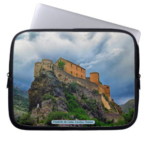 Citadelle de Corte, Corsica, France Laptopschutzhülle