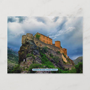 Citadelle de Corte, Korsika, Frankreich Postkarte