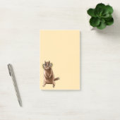 Cite Chipmunk Hippie Glasses Post-it Klebezettel (Büro)