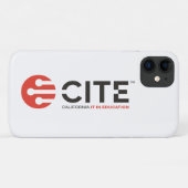 CITE iPhone Case Weiß (Rückseite (Horizontal))