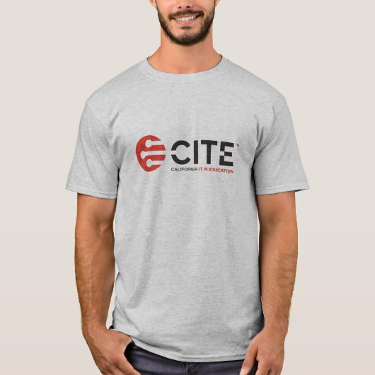 CITE Männer-T - Shirt Grau (Vorderseite)