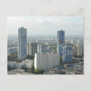 Cité pablo à nanterre vue de la défense 20 postkarte