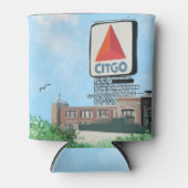 CITGO-Zeichen, Boston Massachusetts Malerei Dosenkühler (Vorderseite)