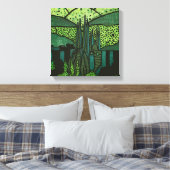 Cities of the World, Barcelona - Leinwanddruck (Insitu (Schlafzimmer))