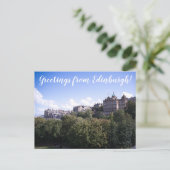 CITINERARIES: Greetings from Edinburgh! Postkarte (Stehend Vorderseite)