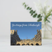 CITINERARIES: Greetings from Edinburgh! Postkarte (Stehend Vorderseite)