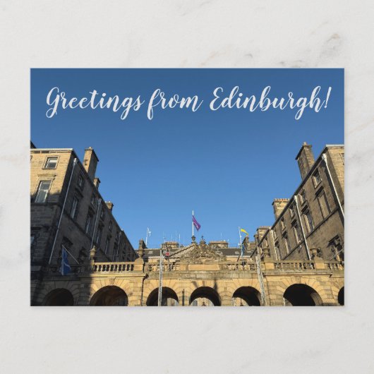 CITINERARIES: Greetings from Edinburgh! Postkarte (Vorderseite)