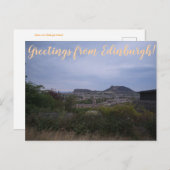 CITINERARIES: Greetings from Edinburgh! Postkarte (Vorne/Hinten)