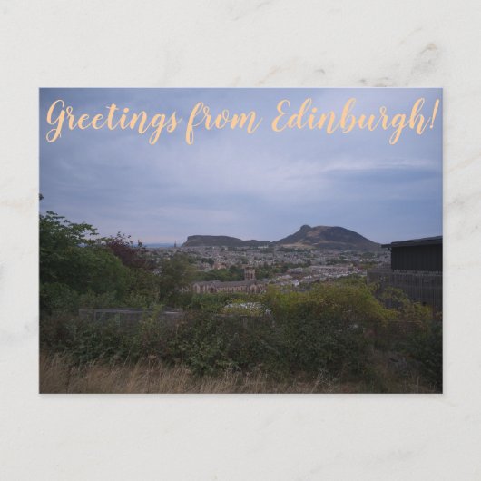 CITINERARIES: Greetings from Edinburgh! Postkarte (Vorderseite)