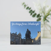 CITINERARIES: Greetings from Edinburgh! Postkarte (Stehend Vorderseite)