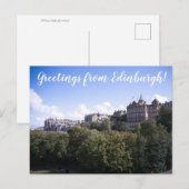 CITINERARIES: Grüße aus Edinburgh! Postkarte (Vorne/Hinten)