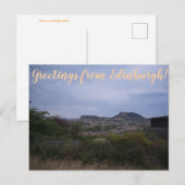 CITINERARIES: Grüße aus Edinburgh! Postkarte (Vorne/Hinten)