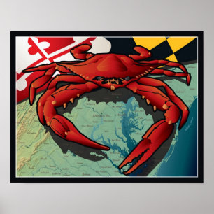 Citizen Crab von Maryland Poster
