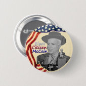 Citizen McCain Button (Vorne & Hinten)