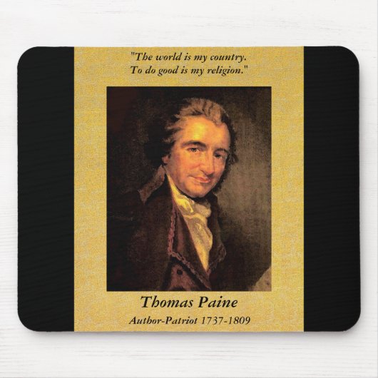 Citizen Paine - Mauspad (Vorne)