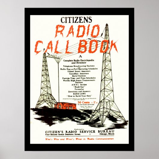 Citizen Radio Callbook Poster (Vorne)