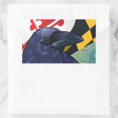 Citizen Raven, Maryland's Nevermore Rechteckiger Aufkleber (Tasche)