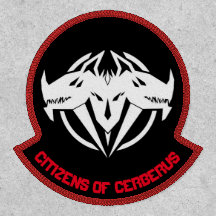 Citizens of Cerberus Kopion Patch (weißes Logo) 