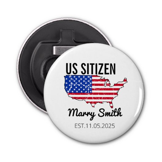 Citizenship Day American – Proud to Be an America Flaschenöffner (Vorderseite)