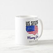 Citizenship Day American  – Proud to Be an America Kaffeetasse (VorderseiteRechts)