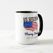 Citizenship Day American – Proud to Be an America Tasse (VorderseiteRechts)