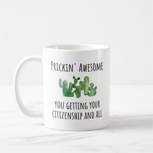 Citizenship US American Gift Idea Kaffeetasse (Links)