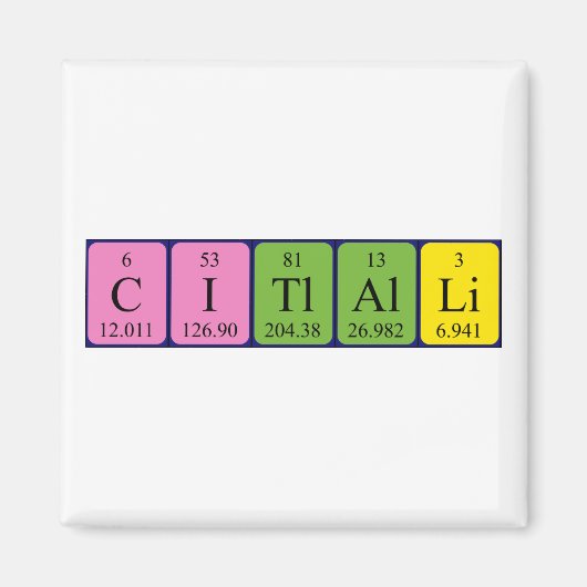 Citlallalli Periodenmagnet Magnet (Vorne)
