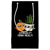 Citrely Fern Real Funny Citrus Pflanze Puff Dark B Kleine Geschenktüte (Vorderseite)