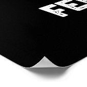 Citrely Fern Real Funny Citrus Pflanze Puff Dark B Poster (Ecke)