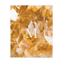 Citrine Birthstone Monogram Personalisiert Name