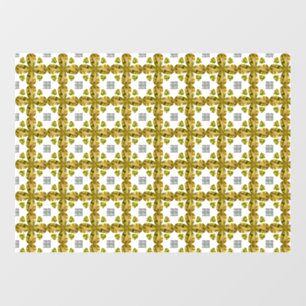 Citrine Clover Fensteraufkleber