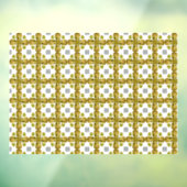 Citrine Clover Fensteraufkleber (Blatt 3)