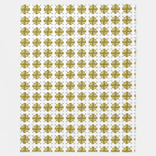 Citrine Clover Fleecedecke