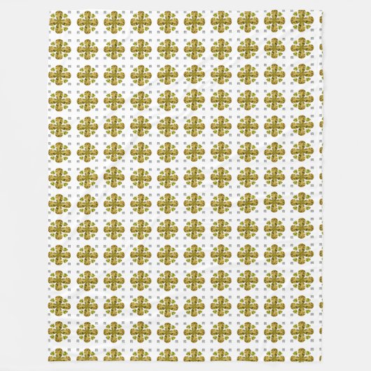 Citrine Clover Fleecedecke (Vorderseite)